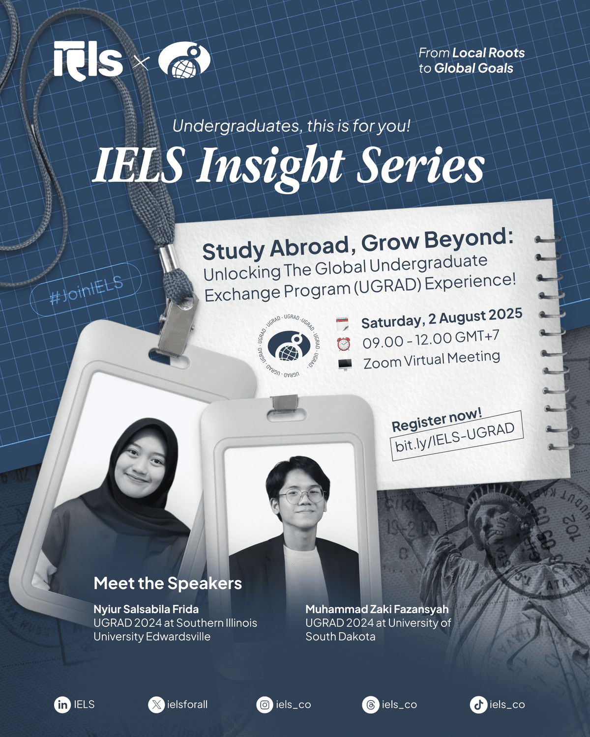 IELS Insight Series: Study Abroad, Grow Beyond – Global UGRAD poster